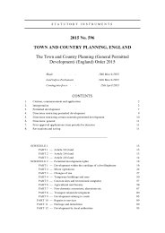 Town and Country Planning (General Permitted Development) (England) Order 2015