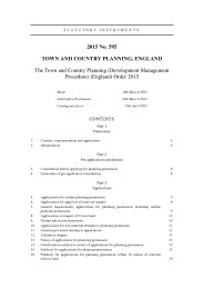 Town and Country Planning (Development Management Procedure) (England) Order 2015
