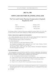 Town and Country Planning (Compensation) (England) Regulations 2015