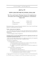 Town and Country Planning (Section 62A Applications) (Procedure and Consequential Amendments) (Amendment) Order 2015