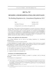 Building Regulations etc. (Amendment) Regulations 2015