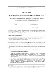 Energy Performance of Buildings (England and Wales) (Amendment) (No. 2) Regulations 2015