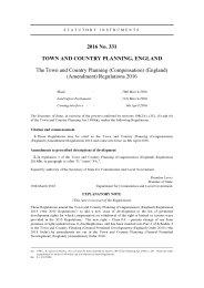 Town and Country Planning (Compensation) (England) (Amendment) Regulations 2016