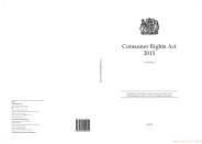 Consumer Rights Act 2015. Ch 15