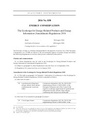Ecodesign for Energy-Related Products and Energy Information (Amendment) Regulations 2016