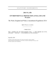 Waste (England and Wales) (Amendment) Regulations 2014 (Includes correction slip issued September 2016)