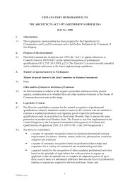 Explanatory Memorandum to the Architects Act 1997 (Amendment) Order 2016. SI 2016/1088