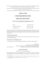 Lifts (Amendment) Regulations 2016