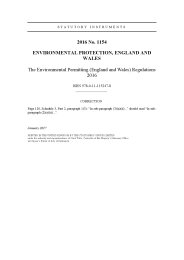 Environmental Permitting (England and Wales) Regulations 2016 (Includes correction slip issued January 2017)