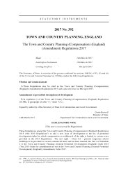 Town and Country Planning (Compensation) (England) (Amendment) Regulations 2017