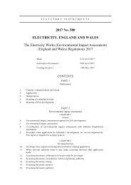Electricity Works (Environmental Impact Assessment) (England and Wales) Regulations 2017