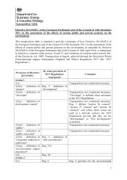 Transposition Note to the Electricity Works (Environmental Impact Assessment) (England and Wales) Regulations 2017. SI 2017/580