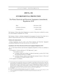 Waste Electrical and Electronic Equipment (Amendment) Regulations 2018