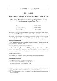Energy Performance of Buildings (England and Wales) (Amendment) Regulations 2018