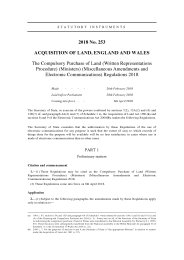 Compulsory Purchase of Land (Written Representations Procedure) (Ministers) (Miscellaneous Amendments and Electronic Communications) Regulations 2018