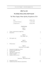 Water Supply (Water Quality) Regulations 2016 (Including correction slips issued June 2016 and January 2018)