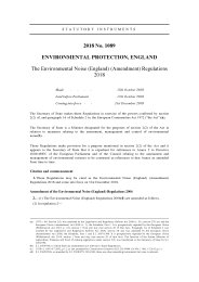 Environmental Noise (England) (Amendment) Regulations 2018