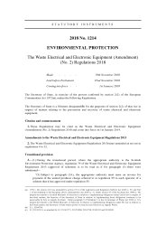 Waste Electrical and Electronic Equipment (Amendment) (No. 2) Regulations 2018