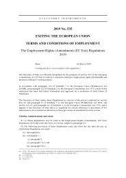 Employment Rights (Amendment) (EU Exit) Regulations 2019