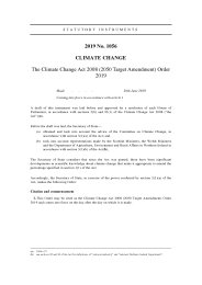 Climate Change Act 2008 (2050 Target Amendment) Order 2019