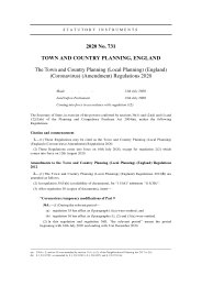 Town and Country Planning (Local Planning) (England) (Coronavirus) (Amendment) Regulations 2020