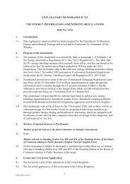 Explanatory Memorandum to the Energy Information (Amendment) Regulations 2020. SI 2020/1195