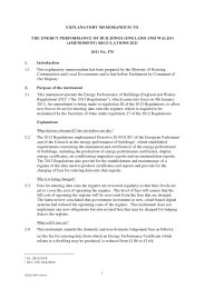 Explanatory Memorandum to the Energy Performance of Buildings (England and Wales) (Amendment) Regulations 2021. SI 2021/370