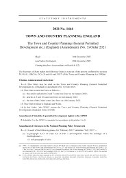Town and Country Planning (General Permitted Development etc.) (England) (Amendment) (No.3) Order 2021