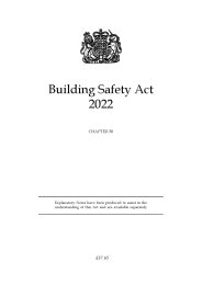 Building Safety Act 2022