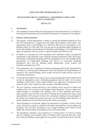 Explanatory Memorandum to the Building Regulations etc. (Amendment) (England) Regulations 2023. SI 2023/911