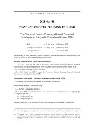 Town and Country Planning (General Permitted Development) (England) (Amendment) Order 2024