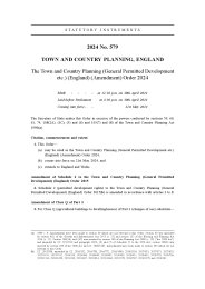 Town and Country Planning (General Permitted Development etc.) (England) (Amendment) Order 2024