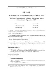 Energy Performance of Buildings (England and Wales) (Amendment) Regulations 2024