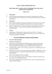 Explanatory Memorandum to the Infrastructure Planning (Onshore Wind and Solar Generation) Order 2025. SI 2025/694