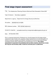Impact Assessment to the Electricity Act 1989 (Requirement of Consent for Solar Generating Stations) (England) Order 2025. SI 2025/762