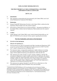 Explanatory Memorandum to the Procurement Act 2023 (Consequential and Other Amendments) Regulations 2025. SI 2025/163