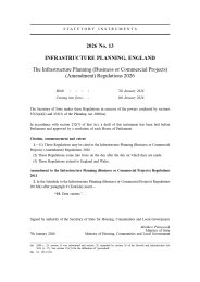 Infrastructure Planning (Business or Commercial Projects) (Amendment) Regulations 2026