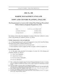 Requirement to Assist with Certain Plan Making (Prescribed Public Bodies) (England) Regulations 2026