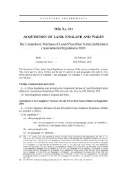 Compulsory Purchase of Land (Prescribed Forms) (Ministers) (Amendment) Regulations 2026