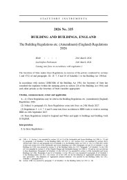 Building Regulations etc. (Amendment) (England) Regulations 2026