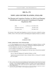 Planning and Compulsory Purchase Act 2004 (Local Planning) (Modification and Consequential Amendments) (England) Regulations 2026