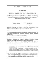 Planning and Compulsory Purchase Act 2004 (Local Planning) (Modification and Consequential Amendments) (England) (Amendment) Regulations 2026