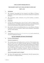 Explanatory Memorandum to the Building Safety Levy (England) Regulations 2025. SI 2025/1236