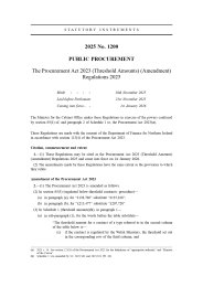Procurement Act 2023 (Threshold Amounts) (Amendment) Regulations 2025