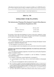 Infrastructure Planning (Development Consent) (Miscellaneous Amendments) Regulations 2026