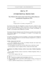 Pollution Prevention and Control (Fees) (Miscellaneous Amendments) Regulations 2026