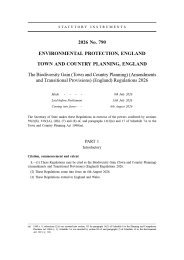 Biodiversity Gain (Town and Country Planning) (Amendments and Transitional Provisions) (England) Regulations 2026