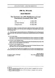 Electricity Act 1989 (Modification of Local Enactments) (Scotland) Order 1990 (S.42)