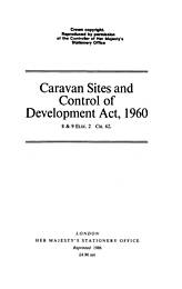 Caravan Sites and Control of Development Act 1960