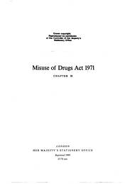 Misuse of Drugs Act 1971